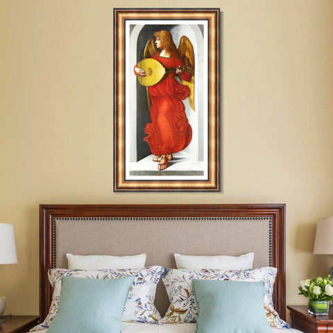 INVIN ART Framed Canvas Art Giclee Print Series#031 by Leonardo da Vinci Wall Art Living Room Home Office Decorations
