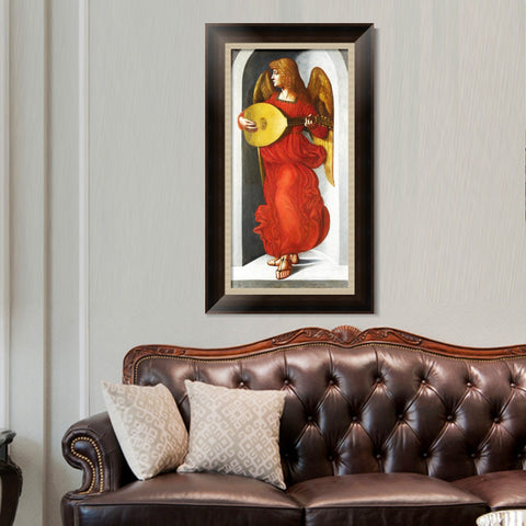 INVIN ART Framed Canvas Art Giclee Print Series#031 by Leonardo da Vinci Wall Art Living Room Home Office Decorations