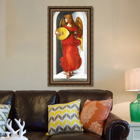 INVIN ART Framed Canvas Art Giclee Print Series#031 by Leonardo da Vinci Wall Art Living Room Home Office Decorations