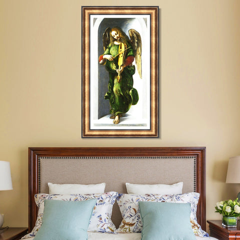 INVIN ART Framed Canvas Art Giclee Print Series#032 by Leonardo da Vinci Wall Art Living Room Home Office Decorations