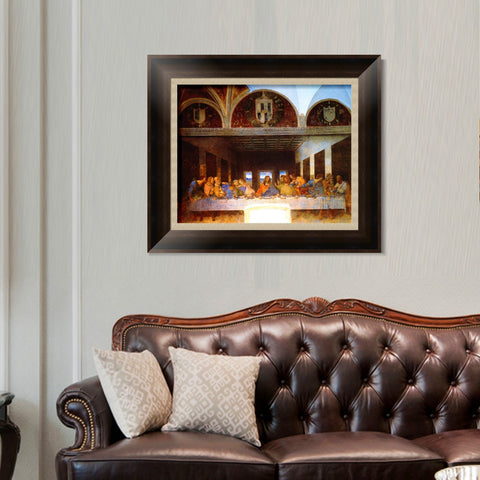 INVIN ART Framed Canvas Art Giclee Print Series#036 by Leonardo da Vinci Wall Art Living Room Home Office Decorations
