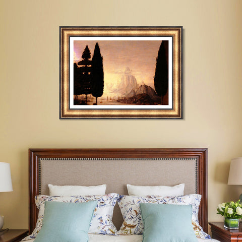 INVIN ART Framed Canvas Art Giclee Print Series#040 by Leonardo da Vinci Wall Art Living Room Home Office Decorations