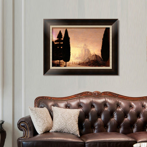 INVIN ART Framed Canvas Art Giclee Print Series#040 by Leonardo da Vinci Wall Art Living Room Home Office Decorations