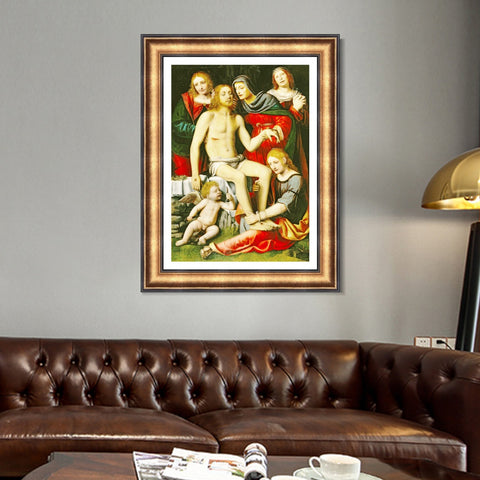 INVIN ART Framed Canvas Art Giclee Print Series#058 by Leonardo da Vinci Wall Art Living Room Home Office Decorations