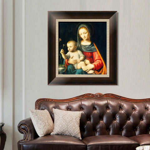 INVIN ART Framed Canvas Art Giclee Print Series#065 by Leonardo da Vinci Wall Art Living Room Home Office Decorations