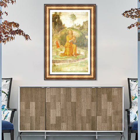 INVIN ART Framed Canvas Art Giclee Print Series#085 by Leonardo da Vinci Wall Art Living Room Home Office Decorations