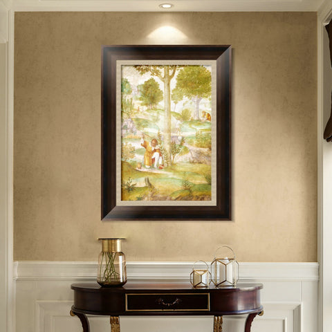 INVIN ART Framed Canvas Art Giclee Print Series#086 by Leonardo da Vinci Wall Art Living Room Home Office Decorations