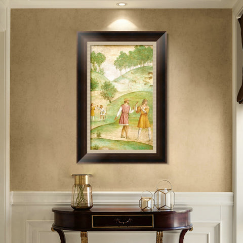 INVIN ART Framed Canvas Art Giclee Print Series#087 by Leonardo da Vinci Wall Art Living Room Home Office Decorations