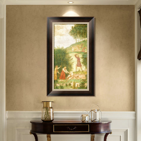 INVIN ART Framed Canvas Art Giclee Print Series#088 by Leonardo da Vinci Wall Art Living Room Home Office Decorations