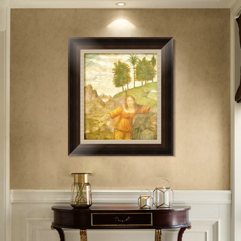 INVIN ART Framed Canvas Art Giclee Print Series#089 by Leonardo da Vinci Wall Art Living Room Home Office Decorations