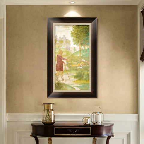 INVIN ART Framed Canvas Art Giclee Print Series#090 by Leonardo da Vinci Wall Art Living Room Home Office Decorations