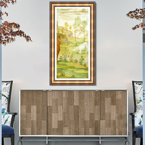 INVIN ART Framed Canvas Art Giclee Print Series#092 by Leonardo da Vinci Wall Art Living Room Home Office Decorations