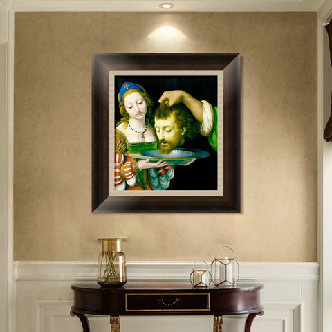 INVIN ART Framed Canvas Art Giclee Print Series#093 by Leonardo da Vinci Wall Art Living Room Home Office Decorations