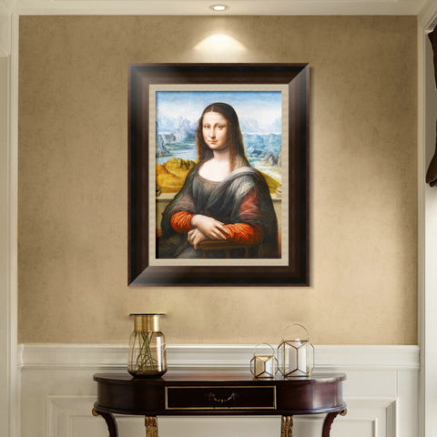 INVIN ART Framed Canvas Art Giclee Print Series#110 by Leonardo da Vinci Wall Art Living Room Home Office Decorations
