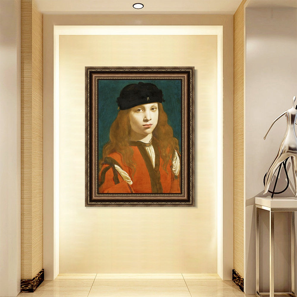 INVIN ART Framed Canvas Art Giclee Print Series#111 by Leonardo da Vinci Wall Art Living Room Home Office Decorations