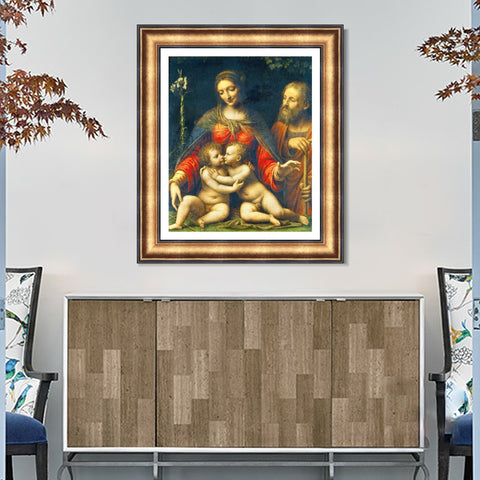 INVIN ART Framed Canvas Art Giclee Print Series#113 by Leonardo da Vinci Wall Art Living Room Home Office Decorations