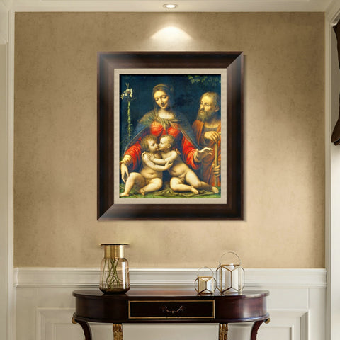 INVIN ART Framed Canvas Art Giclee Print Series#113 by Leonardo da Vinci Wall Art Living Room Home Office Decorations