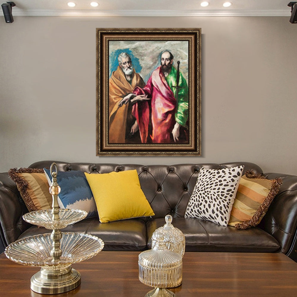INVIN ART Framed Canvas Art Giclee Print Series#022 by El Greco Wall Art