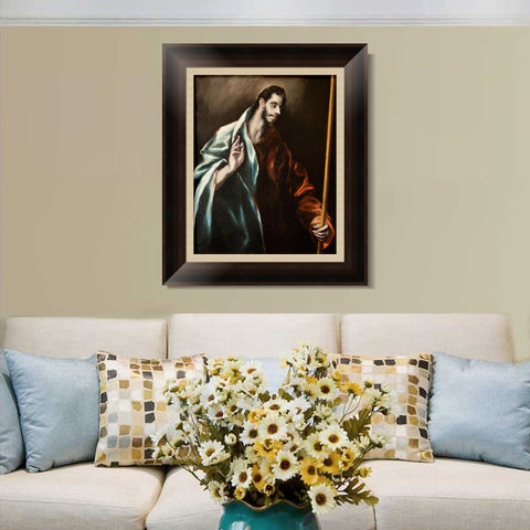 INVIN ART Framed Canvas Art Giclee Print Series#037 by El Greco Wall Art Living Room Home Office Decorations