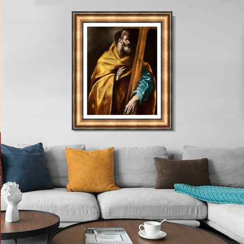 INVIN ART Framed Canvas Art Giclee Print Series#041 by El Greco Wall Art Living Room Home Office Decorations
