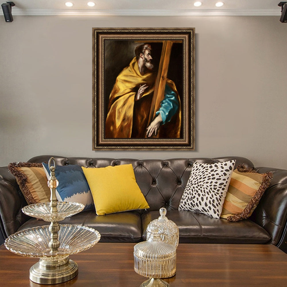 INVIN ART Framed Canvas Art Giclee Print Series#041 by El Greco Wall Art