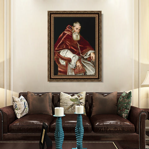 INVIN ART Framed Canvas Art Giclee Print Series#076 by El Greco Wall Art Living Room Home Office Decorations