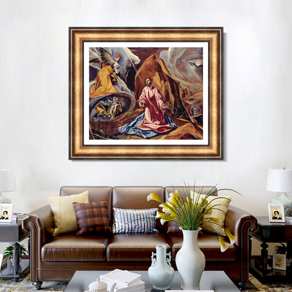 INVIN ART Framed Canvas Art Giclee Print Series#084 by El Greco Wall Art