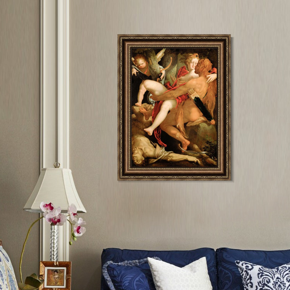 INVIN ART Framed Canvas Art Giclee Print Series#005 by Lord Frederick Leighton Wall Art
