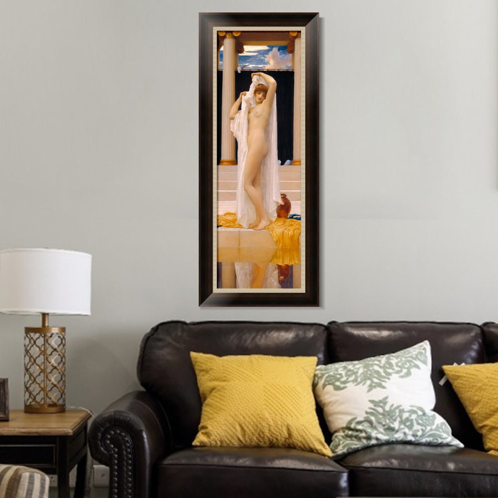 INVIN ART Framed Canvas Art Giclee Print Daedalus And Icarus by Lord Frederick Leighton Wall Art