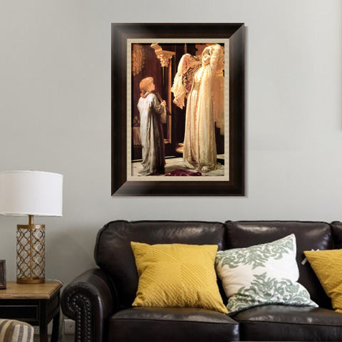 INVIN ART Framed Canvas Art Giclee Print light of the harem by Lord Frederick Leighton Wall Art Living Room Home Office Decorations