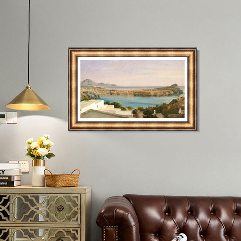 INVIN ART Framed Canvas Art Giclee Print Series#013 by Lord Frederick Leighton Wall Art Living Room Home Office Decorations
