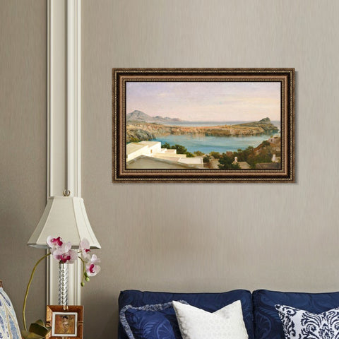 INVIN ART Framed Canvas Art Giclee Print Series#013 by Lord Frederick Leighton Wall Art Living Room Home Office Decorations