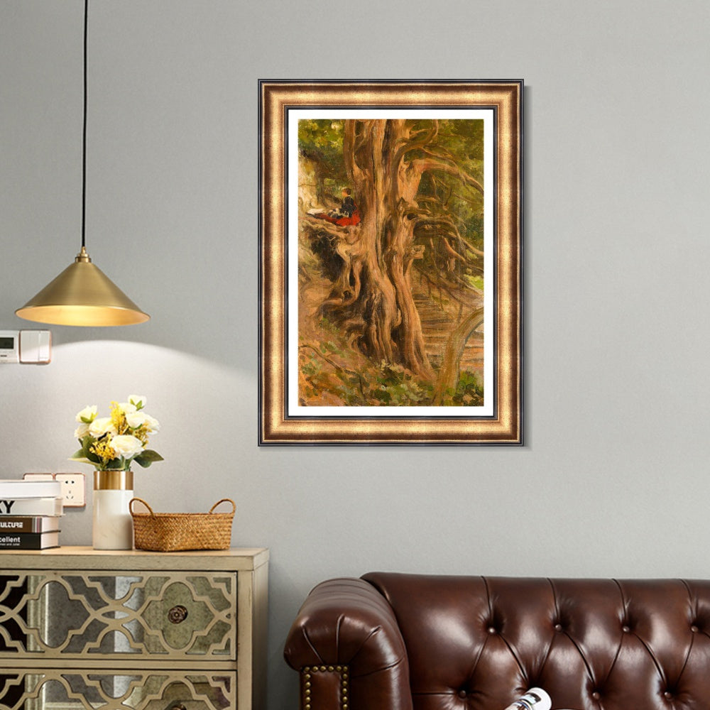 INVIN ART Framed Canvas Art Giclee Print Series#014 by Lord Frederick Leighton Wall Art
