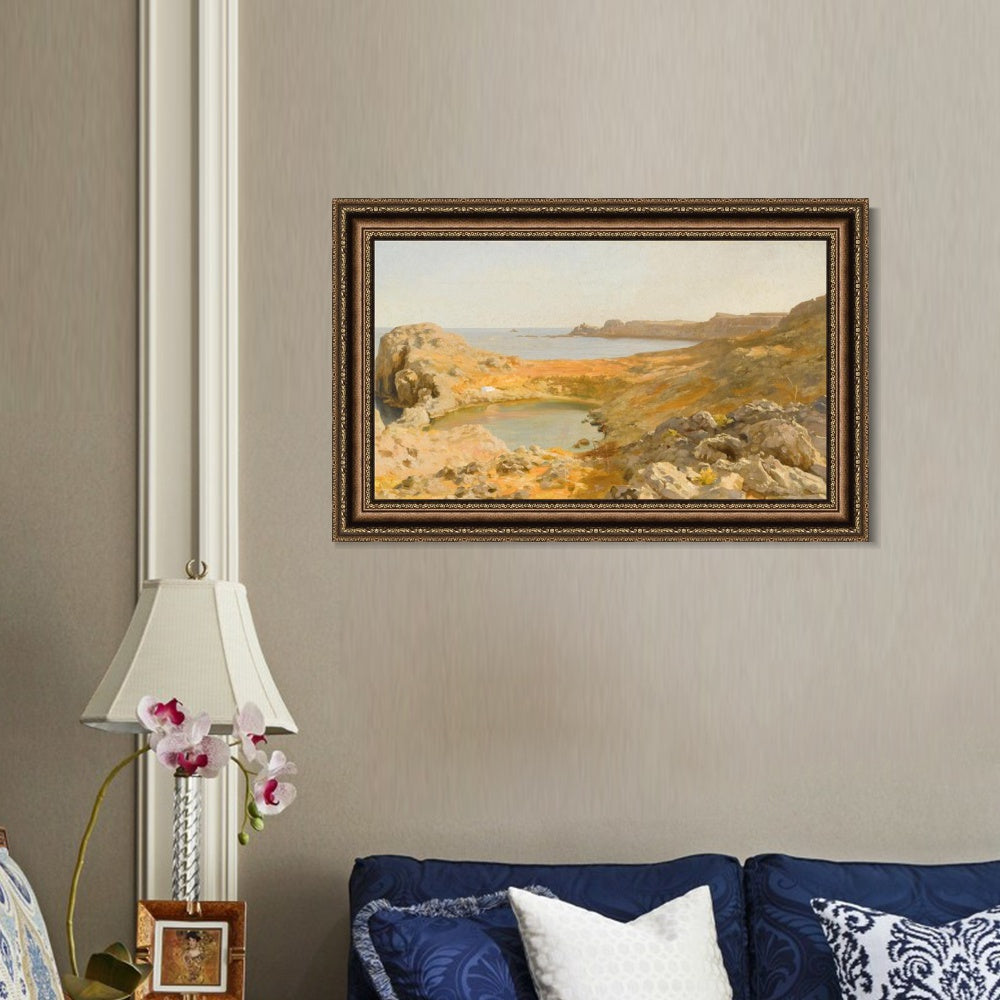 INVIN ART Framed Canvas Art Giclee Print Series#020 by Lord Frederick Leighton Wall Art