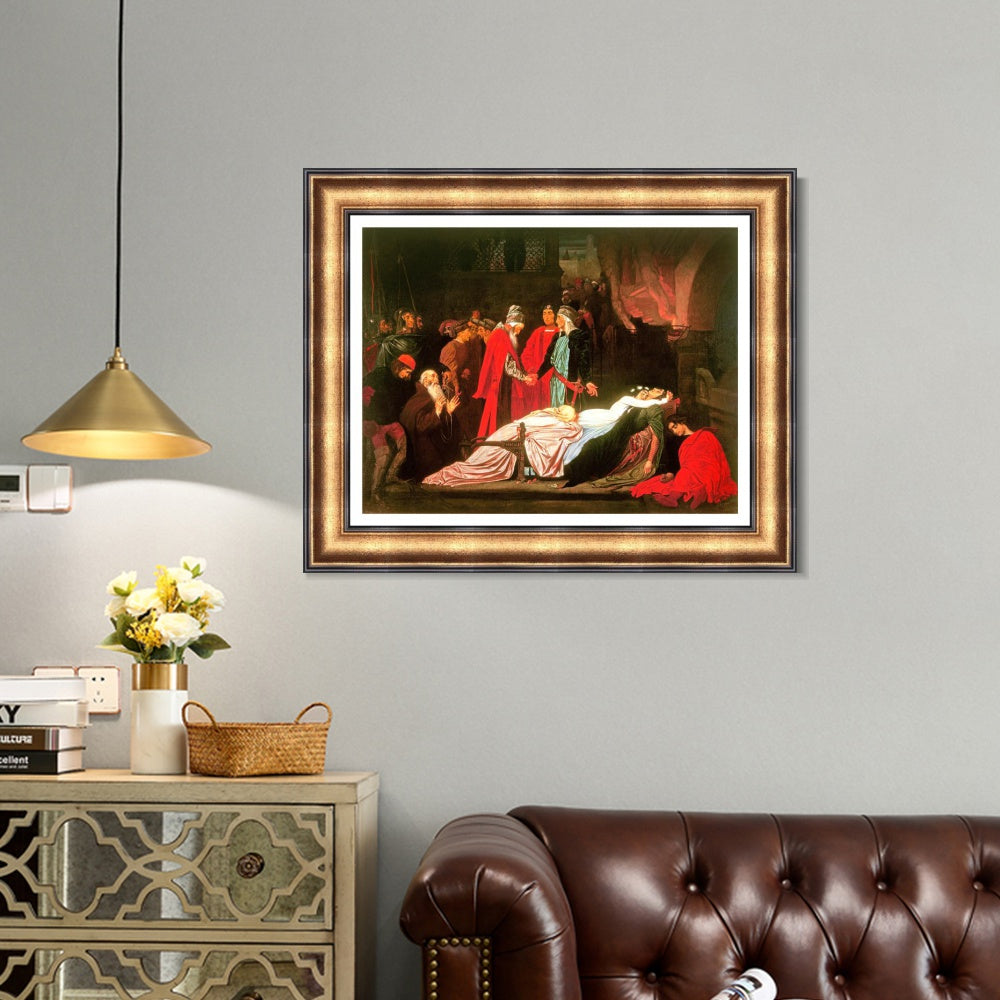 INVIN ART Framed Canvas Art Giclee Print Series#029 by Lord Frederick Leighton Wall Art