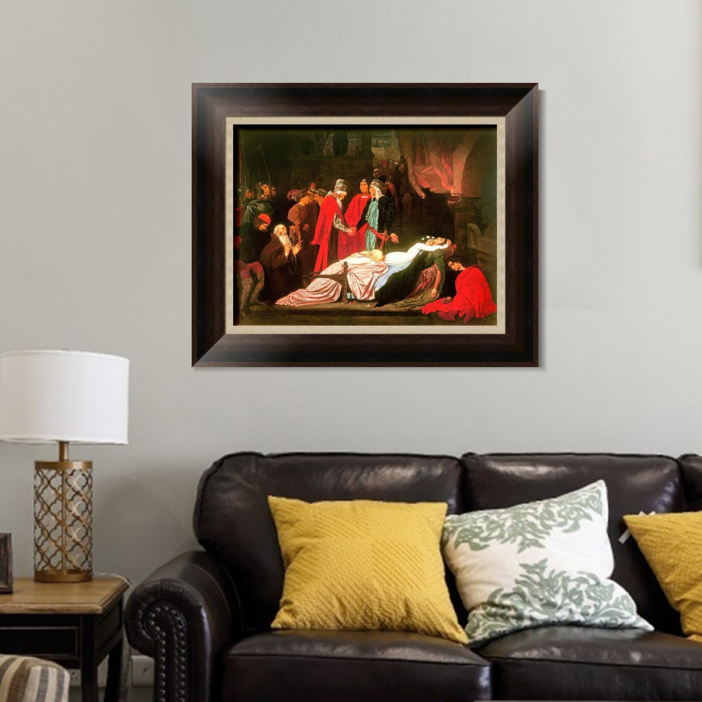 INVIN ART Framed Canvas Art Giclee Print Series#029 by Lord Frederick Leighton Wall Art