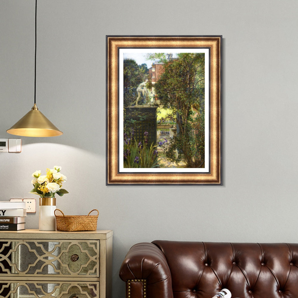 INVIN ART Framed Canvas Art Giclee Print Series#034 by Lord Frederick Leighton Wall Art