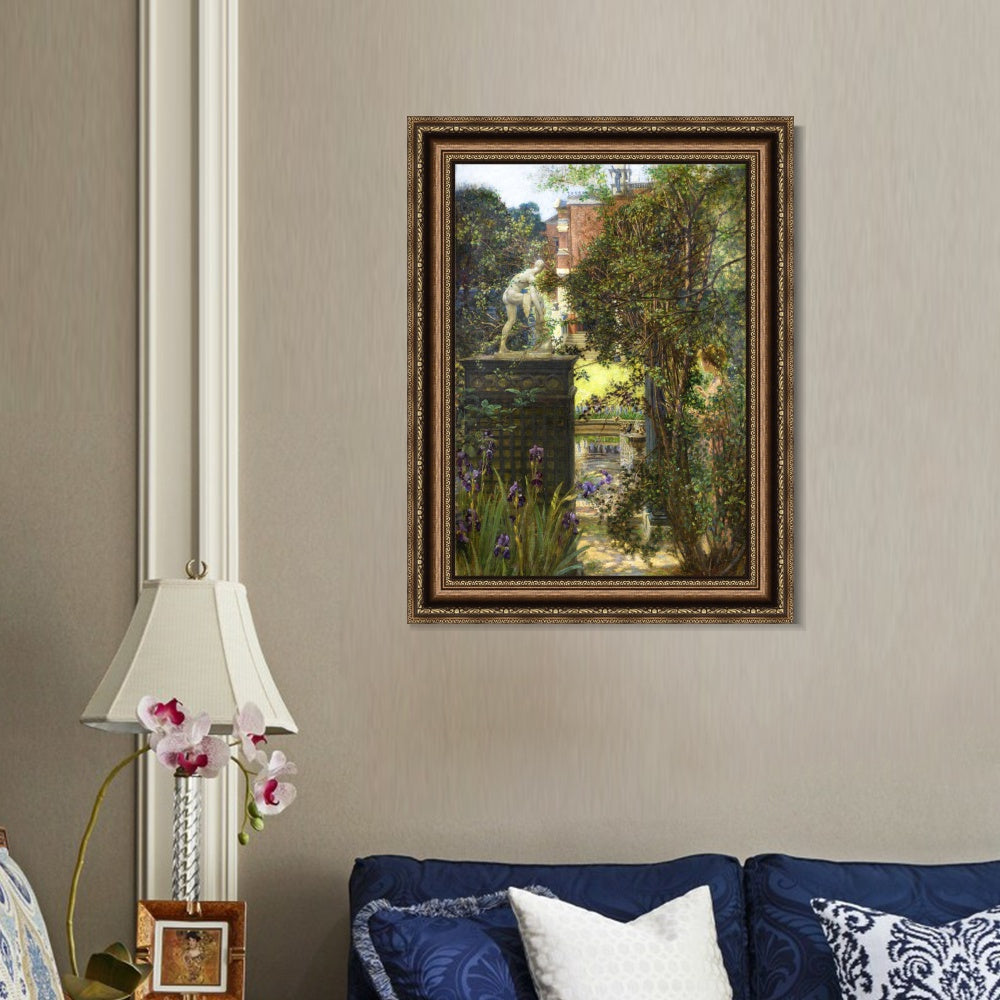 INVIN ART Framed Canvas Art Giclee Print Series#034 by Lord Frederick Leighton Wall Art
