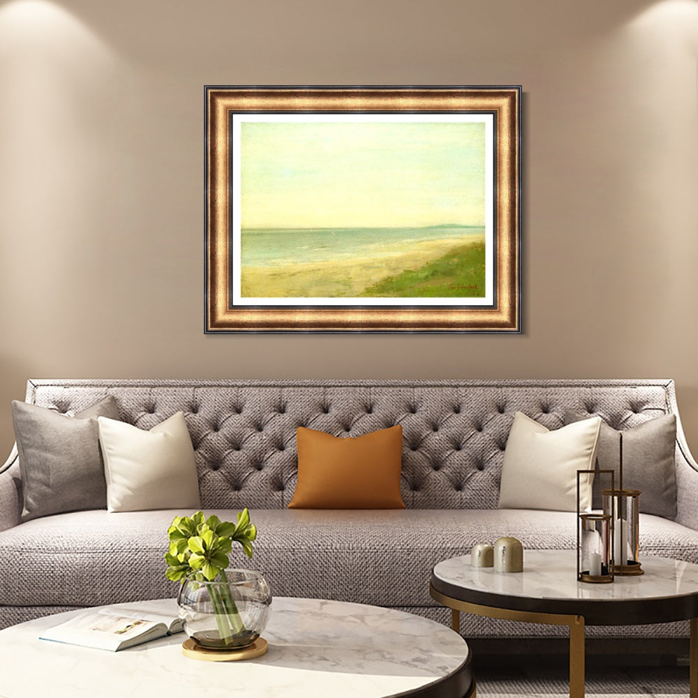 INVIN ART Framed Canvas Art Giclee Print Series#030 by Gustave Courbet Wall Art