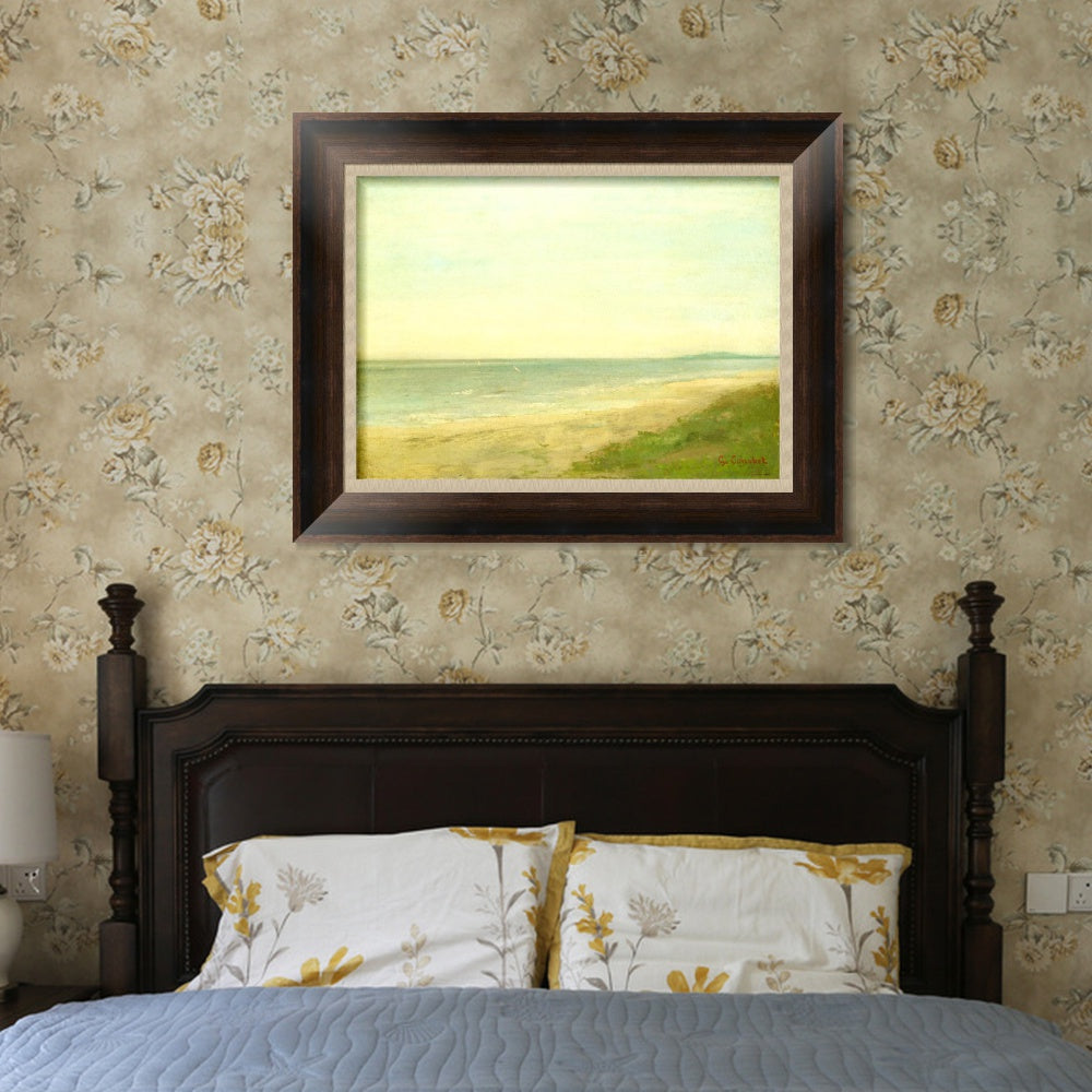 INVIN ART Framed Canvas Art Giclee Print Series#030 by Gustave Courbet Wall Art