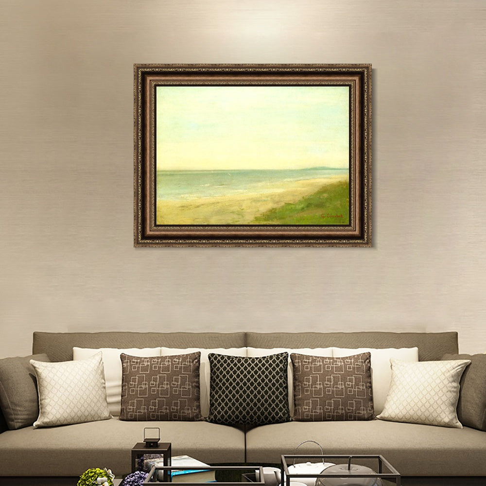 INVIN ART Framed Canvas Art Giclee Print Series#030 by Gustave Courbet Wall Art
