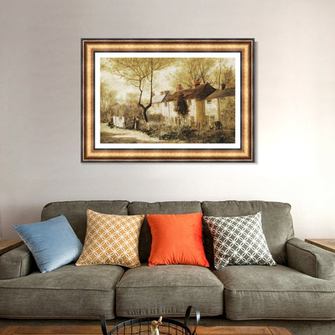 INVIN ART Framed Canvas Art Giclee Print Series#063 by Gustave Courbet Wall Art Living Room Home Office Decorations
