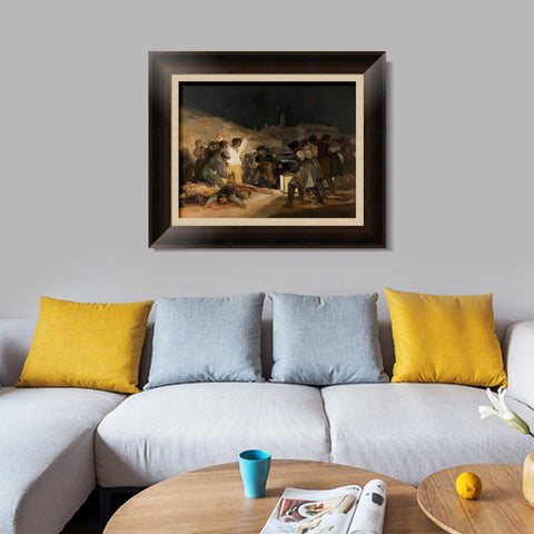 INVIN ART Framed Canvas Art Giclee Print Bullfighting in Divided Rings by Francisco De Goya Wall Art Living Room Home Office Decorations