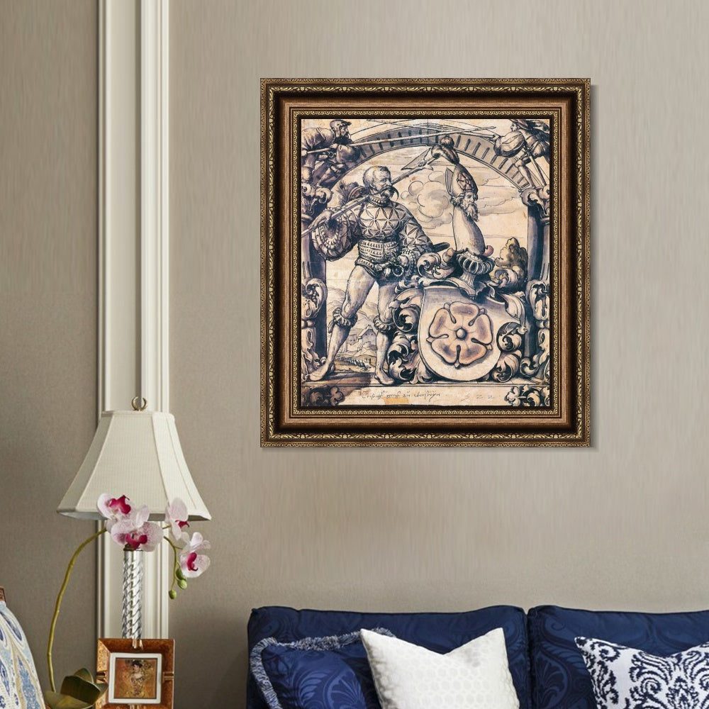 INVIN ART Framed Canvas Art Giclee Print Series#003 by Hans Holbein the Younger Wall Art