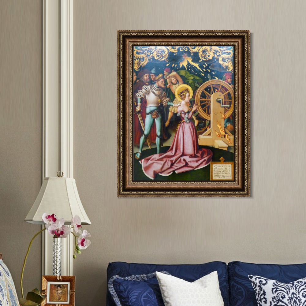 INVIN ART Framed Canvas Art Giclee Print Series#007 by Hans Holbein the Younger Wall Art Living Room Home Office Decorations