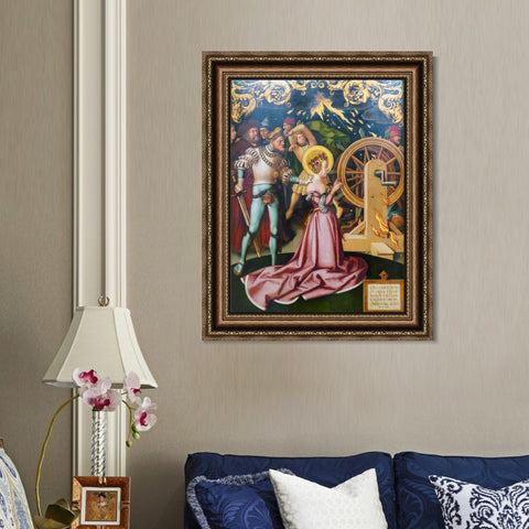 INVIN ART Framed Canvas Art Giclee Print Series#007 by Hans Holbein the Younger Wall Art Living Room Home Office Decorations