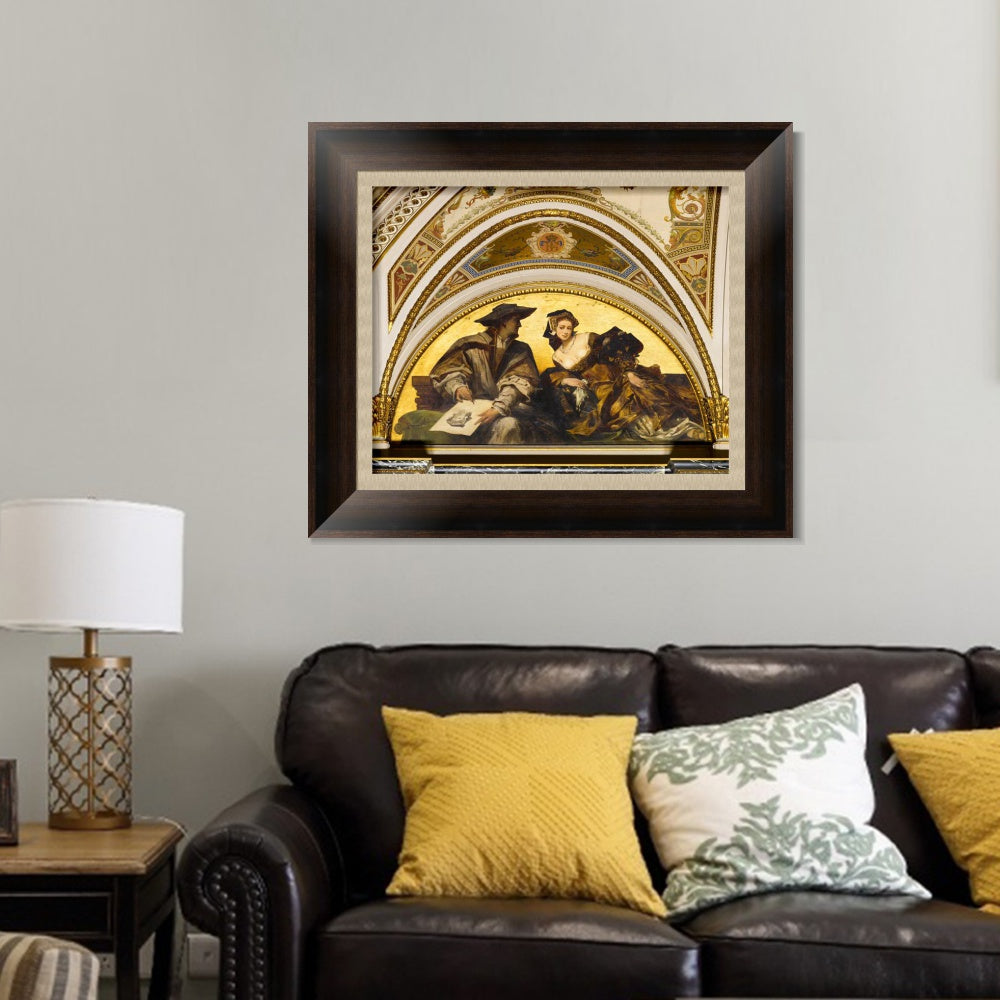 INVIN ART Framed Canvas Art Giclee Print Series#014 by Hans Holbein the Younger Wall Art