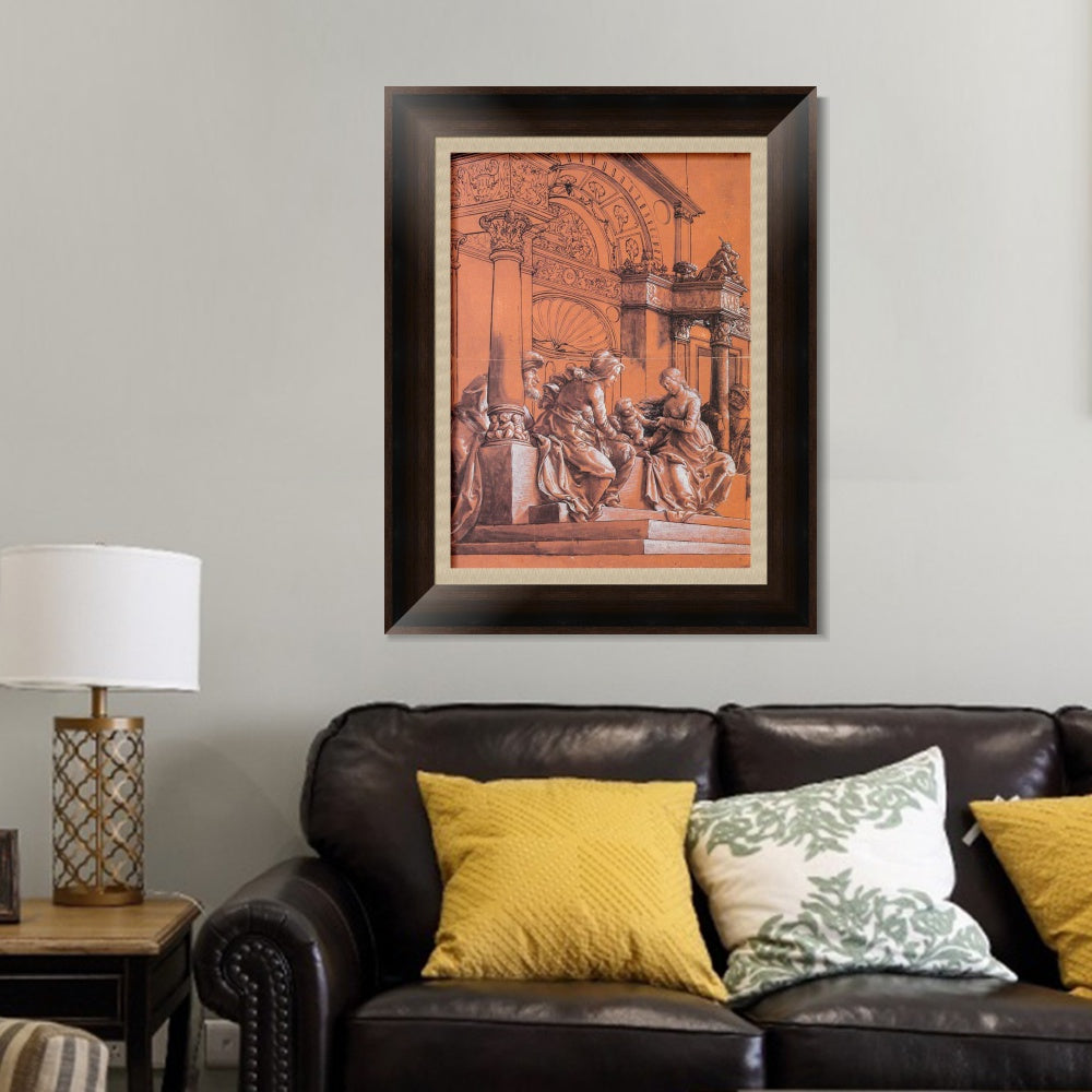 INVIN ART Framed Canvas Art Giclee Print Series#020 by Hans Holbein the Younger Wall Art