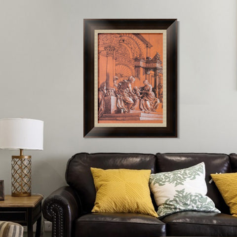 INVIN ART Framed Canvas Art Giclee Print Series#020 by Hans Holbein the Younger Wall Art Living Room Home Office Decorations