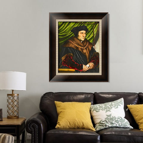 INVIN ART Framed Canvas Art Giclee Print Series#023 by Hans Holbein the Younger Wall Art Living Room Home Office Decorations
